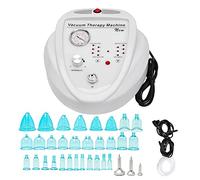 Masajeador De Ventosas Al Vacío, Juegos De Terapia De Ventosas, Máquina De Terapia De Vacío, Máquina De Masaje Para Moldear El Cuerpo Con Succión, 24 Ventosas Y 3 Bombas (BLUE)