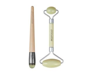 Masajeador ECOTOOLS Jade Roller Duo