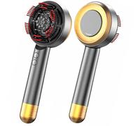 Masajeador eléctrico 3 en 1 para cuero cabelludo y aplicador de aceite capilar, cepillos eléctricos para el crecimiento del cabello, aplicador de aceite capilar, masajeador portátil para cabeza,