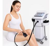 Masajeador eléctrico con vibración Profesional G8,Escultor Corporal eléctrico para recuperación Dolor y Fatiga Muscular con 8 Cabezales Masaje y Ventosa,Eliminación Celulitis