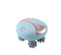 Masajeador eléctrico de mano recargable para el cuero cabelludo con 8 garras, portátil, impermeable, para relajarse, regalo para el hogar.