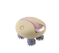 Masajeador eléctrico de mano recargable para el cuero cabelludo con 8 garras, portátil, impermeable, para relajarse, regalo para el hogar.