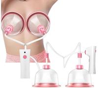 Masajeador Eléctrico De Pezones, Máquina De Masaje De Pecho Con Técnica De Masaje Humano Simulado, Dispositivo De Liposucción De Copa De Vacío De Presión Negativa Para Mejorar La Ampliación Del Pech