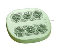 Masajeador eléctrico de pies, dispositivo de calentamiento silencioso recargable por USB, almohadilla cómoda para debajo del escritorio, herramienta de relajación multifuncional para uso doméstico