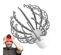 Masajeador eléctrico del cuero cabelludo del pulpo - Masajeador de cuero cabelludo con pilas - Masajeador vibratorio del cuero cabelludo para hombres y Yianyal