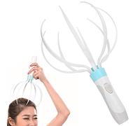 Masajeador eléctrico del cuero cabelludo, herramienta de relajación de la forma del pulpo del rascador del masaje de la cabeza de la vibración