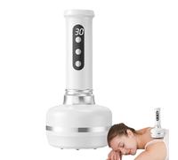 Masajeador eléctrico para celulitis - Carcasa de ABS al vacío recargable, aparato adelgazante botón, herramienta de modelado compacto, tecnología reafirmante con mango sin F