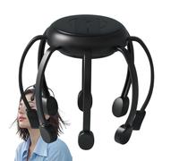 Masajeador eléctrico para la cabeza - Masajeador vibratorio de cabeza Octopus de 500 mAh, Rascador de pelo para cuero cabelludo con cabezales recargables con 5 modos de vibración para uso en oficina d