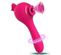 Masajeador eléctrico Vîbroṃassëúrs Feminin Ŝạtisfacęr Sụččîôņådør de Clítøríș con 10 * 10 * 10 modo 3 en 1 Ṽïbràdrädőr Mùjêr recargable y totalmente resistente al agua (J)