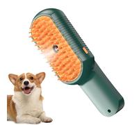 Masajeador En Aerosol Para Mascotas: Cerdas De Silicona De 7 Pulgadas, Rastrillo Más Pulidor Autolimpiante, Dispositivo Eléctrico Para Eliminar La Niebla | Interior Animal Piel Nudo Flotante Suciedad