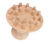 Masajeador en Forma de Hongo, Masajeador de de Madera Ergonómico para Aliviar el Dolor Profesional para el Hombro del Cuello para Uso Diario