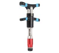 Masajeador Espinal Manual, Herramienta de Corrección Quiropráctica con 10 Niveles de Fuerza, Alivio del Dolor en las Articulaciones Ajustable Ajuste de Columna Masajeador(rojo)