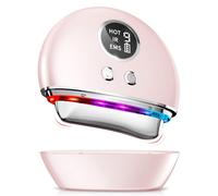 Masajeador Facial Antiarrugas Electrico Cara: Masaje Faciales Reafirmante con 4 Modos 3 LED - 45℃ EMS Lifting 9 Niveles Vibración Reductor de Papada - Dispositivo de Belleza Gua Sha Máquina para Mujer
