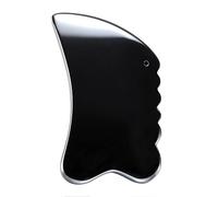 Masajeador Facial Con Raspador Guasha, Herramienta Para Adelgazar El Masaje Facial, Tablero Gua Sha De Belleza Para El Cuidado De La Piel, Piedra Energética (negro),Estilo B