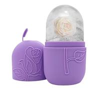 Masajeador facial de silicona mejorado, rodillo portátil para moldear la piel, mango ergonómico, refrescante dispositivo de terapia de frío | Solución diaria para el cuidado de la piel para el