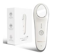 Masajeador Facial Eléctrico Frío y Calor, Masajeador AntiArrugas Reafirmante con Vibración Sónica, Lifting Facial, 42°C & 6°C para Reafirmar, Eliminar Papada y Líneas del Cuello, Piel para Face Glow