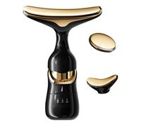 Masajeador Facial Eléctrico - Rodillo Lifting de 3 Cabezas, Dispositivo Tonificador y Reafirmante de Piel, Reductor de Papada | Herramienta de Belleza Recargable para Mujeres, Cuidado Personal, Elimin