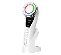 Masajeador facial ultrasónico con terapia de luz (blanco) - ANLAN