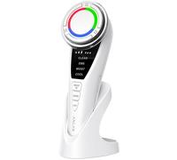 Masajeador facial ultrasónico con terapia de luz (blanco) - ANLAN
