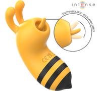 Masajeador Intenso para Placer | Estimulador Willy Bee Rosado/Verde, Talla 10.5 cm x 7.0 cm, Poids 0.140 Kg, Colores Amarillo