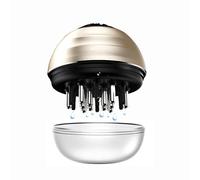 Masajeador manual PERLLENT, peine para el cuidado del cabello, aplicador de aceite capilar, cepillo masajeador para el cuero cabelludo, ayuda par