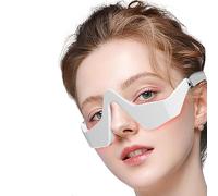 Masajeador Ocular de Microcorriente con Terapia de Luz Roja - Cuidado de Ojos para Ojeras, Hinchazón & Arrugas - Gafas Calefactables Recargables para Relajación & Anti-Envejecimiento
