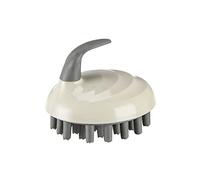 Masajeador para el cuero cabelludo, cepillo de champú, cepillo de ducha con cerdas largas y flexibles de silicona para exfoliar el cuero cabelludo, masaje de cabeza y crecimiento del cabello, cepillo de concha (C, talla única)