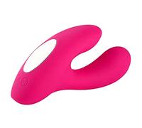 Masajeador para Mujer Portátil con 10 Modos de Masaje para Relajar El Cuerpo Motor Dual 100% Impermeable y Carga USB Juguetes Sexuales de Masturbación Femenina