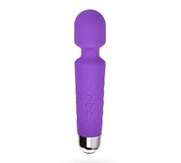 Masajeador portátil AV Stick Vibradores 20 Velocidad USB Recargable Clítoris Oral Cuerpo Vibrador Punto G Consolador Varita Mágica Masajeador Adultos Juguetes Sexuales para Mujeres