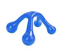 Masajeador portátil de brazo de mano todo el cuerpo para la regeneración muscular profunda de los tejidos herramienta de masaje ergonómica hombros cuello espalda piernas azul oscuro