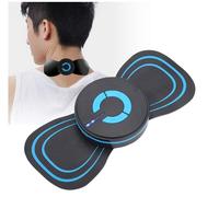 Masajeador portátil EMS, mini masajeador de cuello, masajeador eléctrico, estimulador muscular EMS, almohadillas de masaje de cuello para aliviar la presión corporal total (F2) nuevo