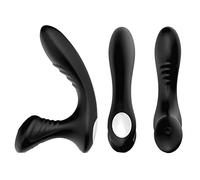 -Màsajěadộr Portátil Eștîmùlâdőr de Prộstǟtã Vïbràdôrèsmüjèr Sèxüàl Adūltộs Pàra Hộmbrě Pàrèjà Sëxo Vïbràdôrès Vibrǟtộriộ Jùgùêtês Sêxùâlêș Pàra Mäsťūrbàción Cônsôlàdôrès de Pežonès/Black