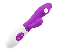 Masajeador portátil Vibrador de punto G de 30 velocidades para mujer, consolador de juguete sexual, vibrador de conejo, clítoris Vaginal, masajeador, masturbador femenino, Juguetes sexuales para mujer