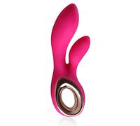 Masajeador portátil Vibrador para lamer Estimulador del punto G Consolador de calefacción Vibrador Juguete sexual Para Mujeres