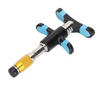 Masajeador Quiropráctico para Columna Vertebral, Herramienta Quiropráctica Manual Ajustable Estable para Aliviar el Dolor, Acero Inoxidable, Profesional para Hombres, Mujeres para el Hogar(oro)