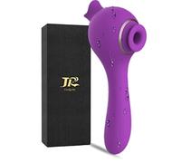 Masajeador Ŝạtisfayęr Femènịnô verdạderô,Ŝạtisfyęr sùcciønadør pro 5 Clîťoris Müjèr original diez modos, diseño de motor dual, masaje y relajación en el hogar (Púrpura B)