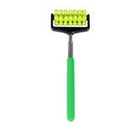 Masajeador trasero telescópico, rodillo trasero telescópico, Bastón de masaje con rodillos musculares, Rodillo para músculos de la espalda, rodillo antiarañazos ajustable para la relajación muscular,