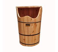 Masajeadores de pies Barril baño de pies Baño de pies hogar barril de madera de fumigación con calefacción baño de pies barril barril barril de alta profunda sobre la rodilla del barril de vapor Utens