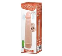 Masajeadores marca BAILE Vibrador Color Natural 21.5 cm