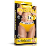 Masajeadores marca LoveToy BITCH VIBRATING PANTIES (24~27 INCH WAIST)