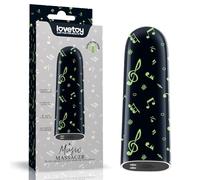 Masajeadores marca LoveToy Vibratore Heart Massager Glow in the Dark