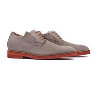 MASALTOS Zapatos de Hombre con Alzas Que Aumentan Altura hasta 7 cm. Fabricados en Piel. Modelo Corby A Gris 43