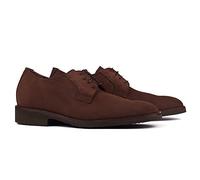MASALTOS Zapatos de Hombre con Alzas Que Aumentan Altura hasta 7 cm. Fabricados en Piel. Modelo Lawson Marron 39