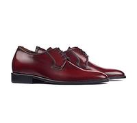 MASALTOS Zapatos de Hombre con Alzas Que Aumentan Altura hasta 7 cm. Fabricados en Piel. Modelo Oporto Burdeos 43