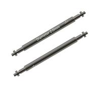 masar 20mm XFP200 - Pasador para Reloj de Buceo diámetro 2,0mm - Barra de Resorte Reforzada - Fijación 1,1mm - Dive Watch Spring Bar - Acero Inoxidable 316L - 2 pcs