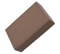 Masar - Goma mágica para correa de reloj - Herramienta relojera - Bloque limpiador, abrasivo, versátil - Grano de 240 - Restauración, Renovación de acero inoxidable - Cepillado/Satén - 1 unids, marrón