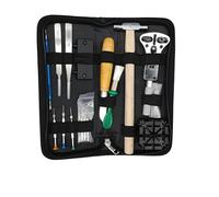 Masar - Kit de herramientas de 15 unidades, reloj para reloj, correa de reloj, 2 abridor de caja, destornilladores, caza pasadores - reparaciones, ajustes, Watch Battery Changing 15 unidades