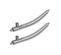 Masar Premium Ø 1,8 mm Rápido y Curvo - Barras de resorte para correa de reloj - Quick Release Pins Spring Bars Inox 316L Curved 2 pcs LR, Xes180c, 20mm XES180C