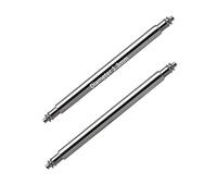 masar Premium, Especial - Muy finas - Barras de resorte para reloj, Slx Ø 1,3 mm Inox 316L - 0,7 mm 2 Pcs, 21mm