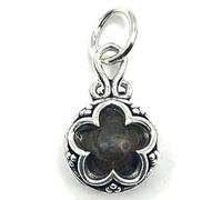 MASBARATA Colgante Gotland con Piedra Natural Ojo de Tigre Amuleto en Plata de Ley